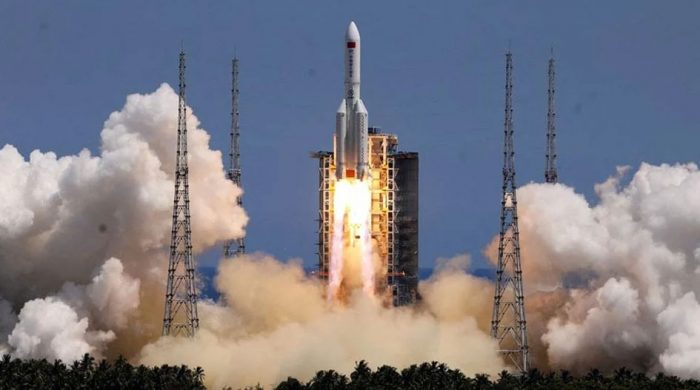 ভারত মহাসাগরে আছড়ে পড়েছে চীনের রকেট